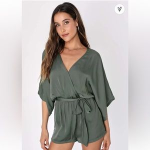 Satin Romper